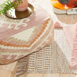 Tracey Boyd Woven Kilim Pouf, 20 13 Low Price