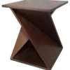 Twisted Brown End Table Good Quality