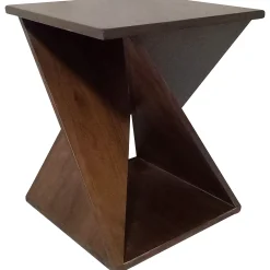 Twisted Brown End Table Good Quality