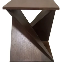 Twisted Brown End Table Good Quality