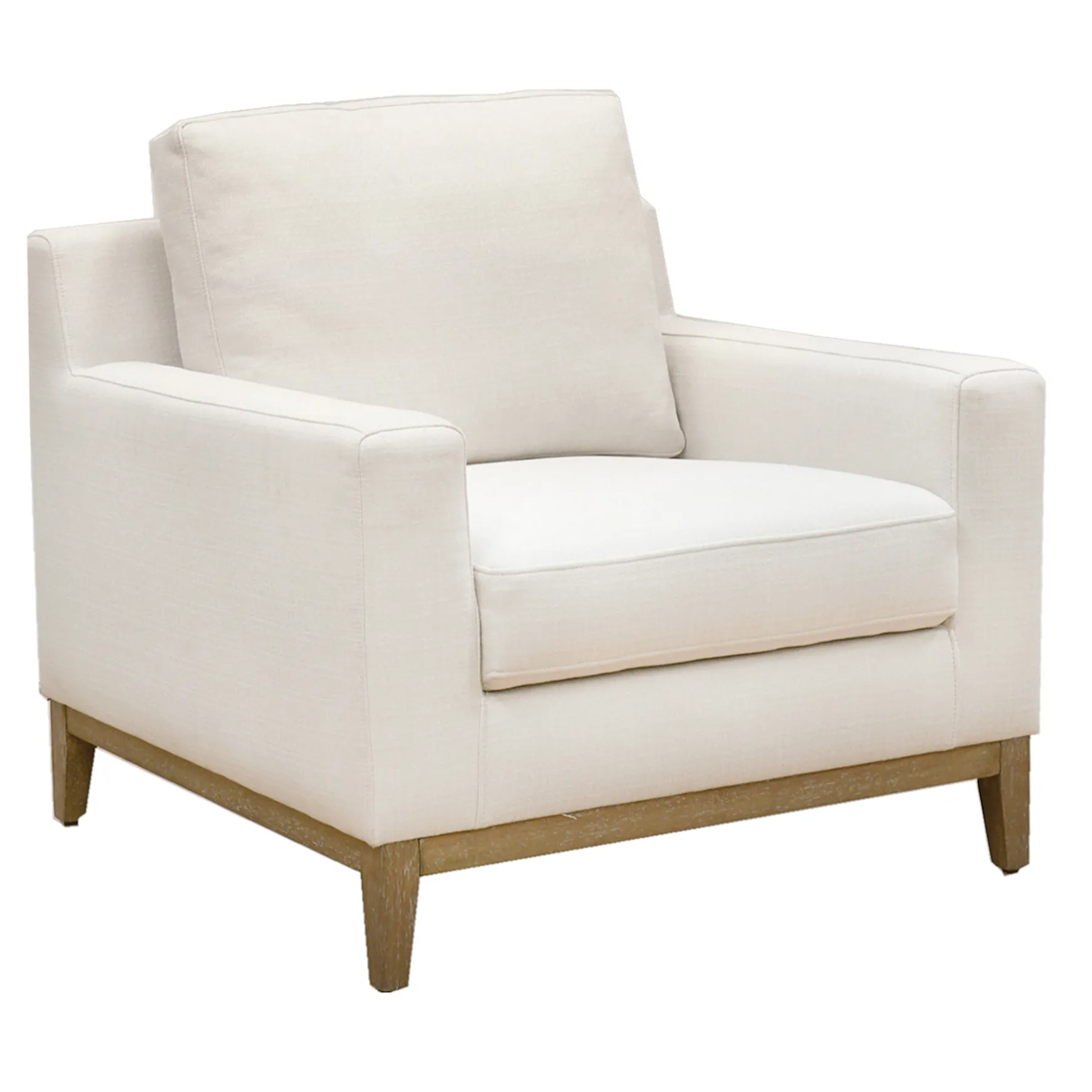 Ty Pennington Knox Upholstered Wooden Accent Chair Discount