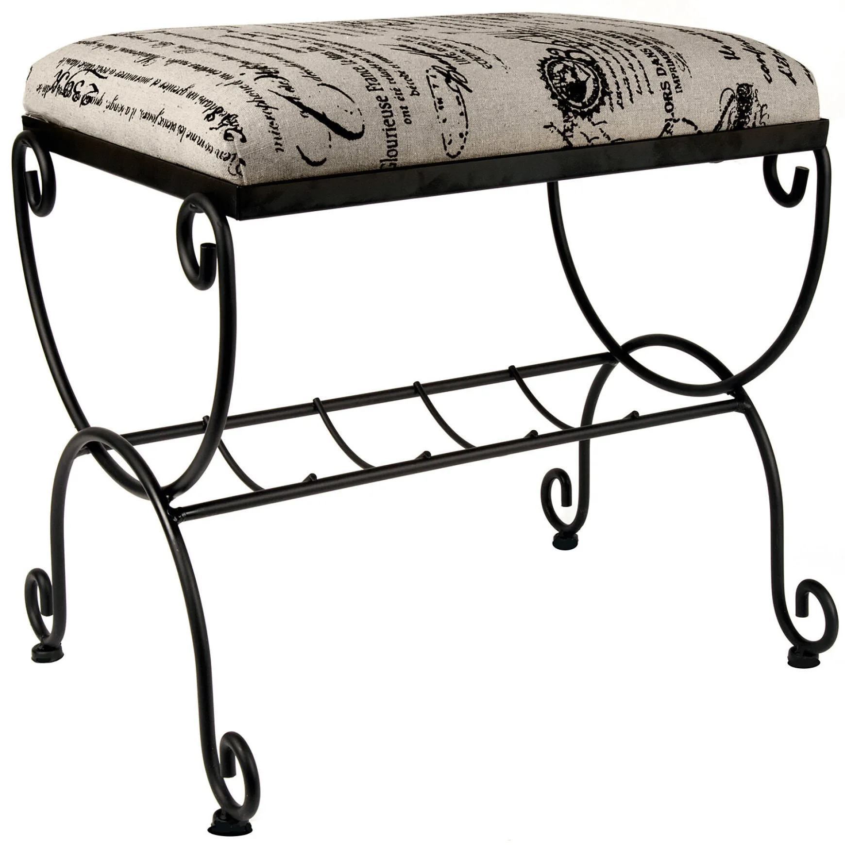 Vanity Bench French Script Promotion