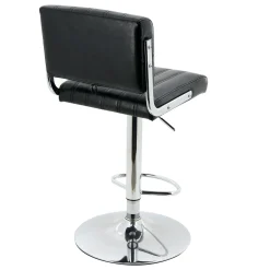 Warren Adjustable Barstool, Black Discount