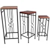 Wood Top Plant Stand, Medium Online Discount